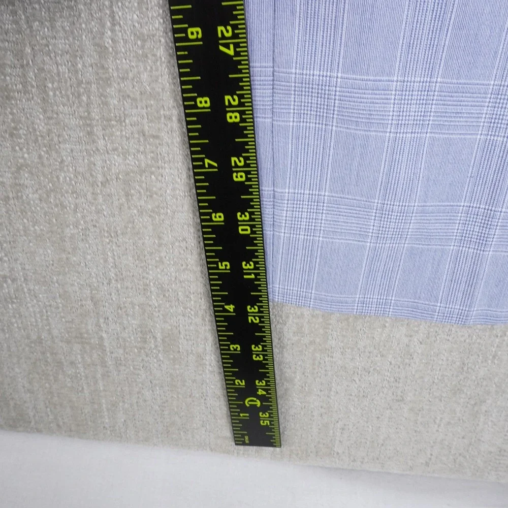 Tommy Hilfiger Mens TH Flex Tate Modern Fit Stretch Plaid Dress Pants Blue 46x32